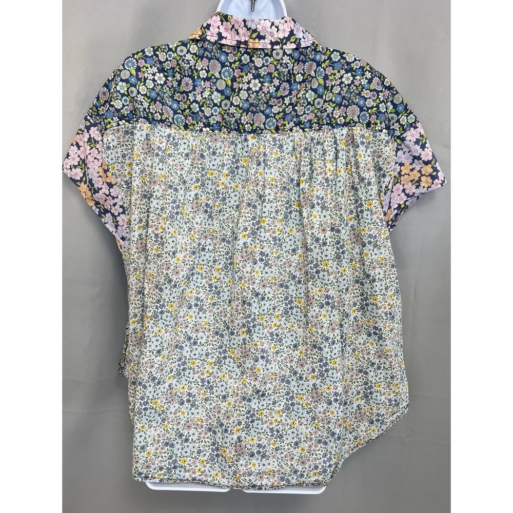 Womens Vintage American Eagle Patchwork Calico Co… - image 5